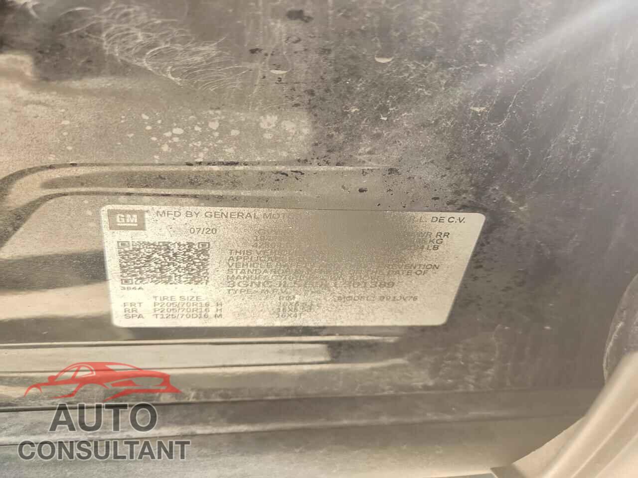 CHEVROLET TRAX 2020 - 3GNCJLSB0LL301389
