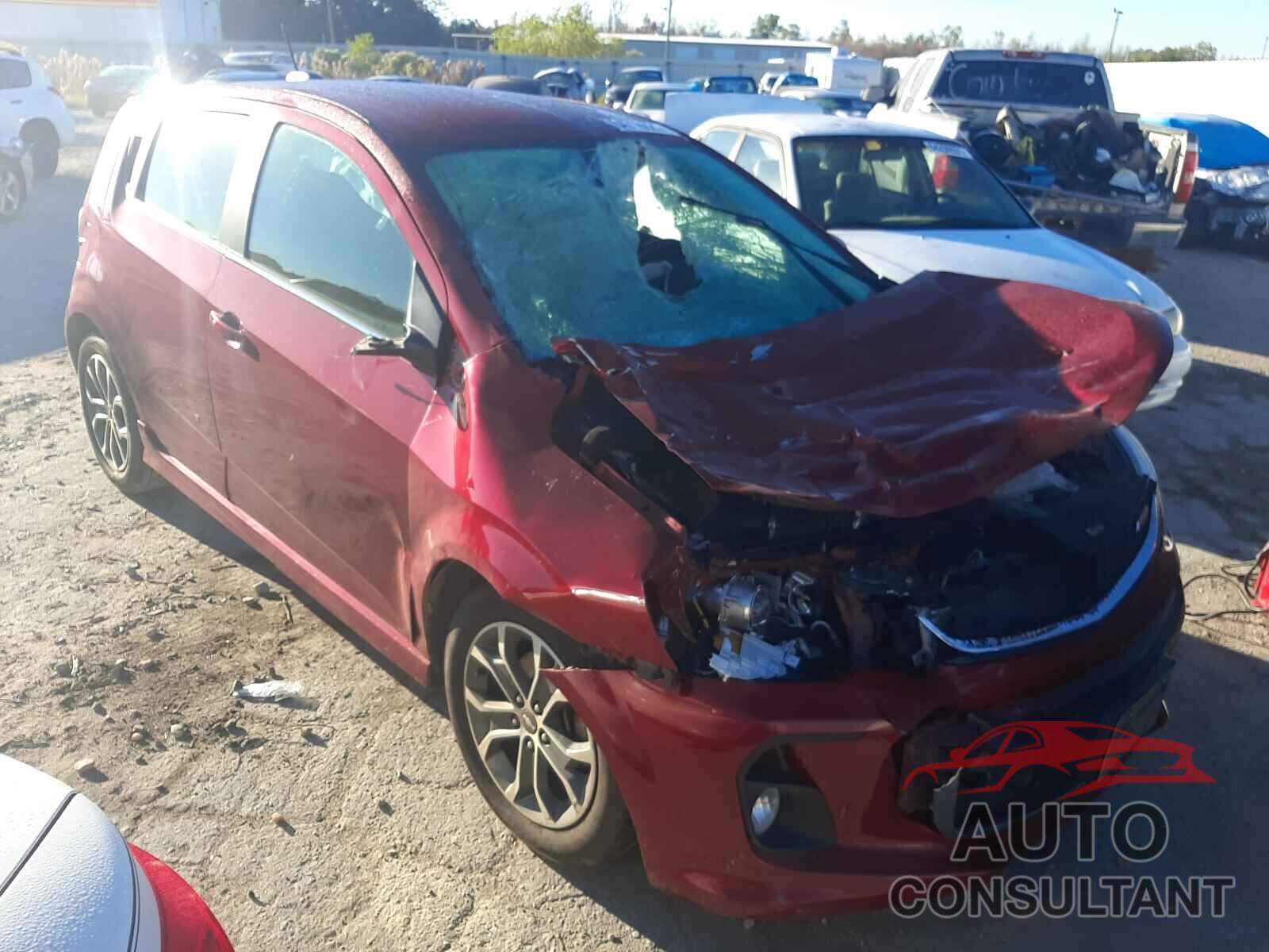 CHEVROLET SONIC 2017 - 1G1JD6SB1H4100101
