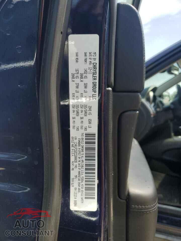 JEEP GRAND CHER 2012 - 1C4RJFCG2CC200039