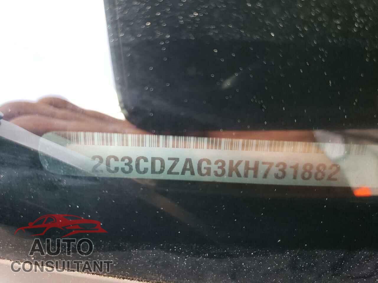 DODGE CHALLENGER 2019 - 2C3CDZAG3KH731882