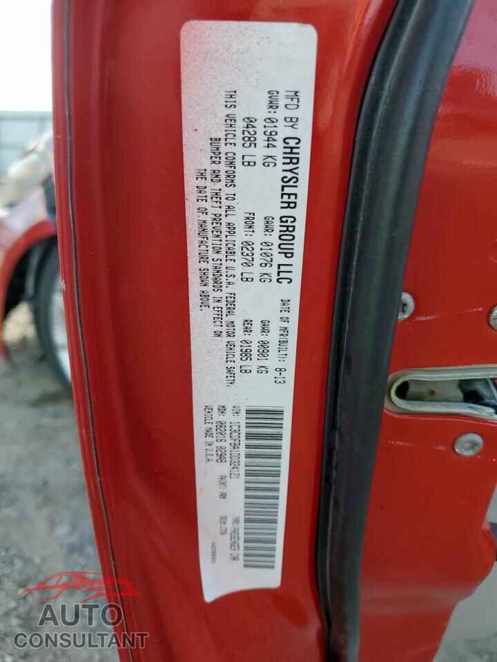 DODGE DART 2013 - 1C3CDFBA1DD324121