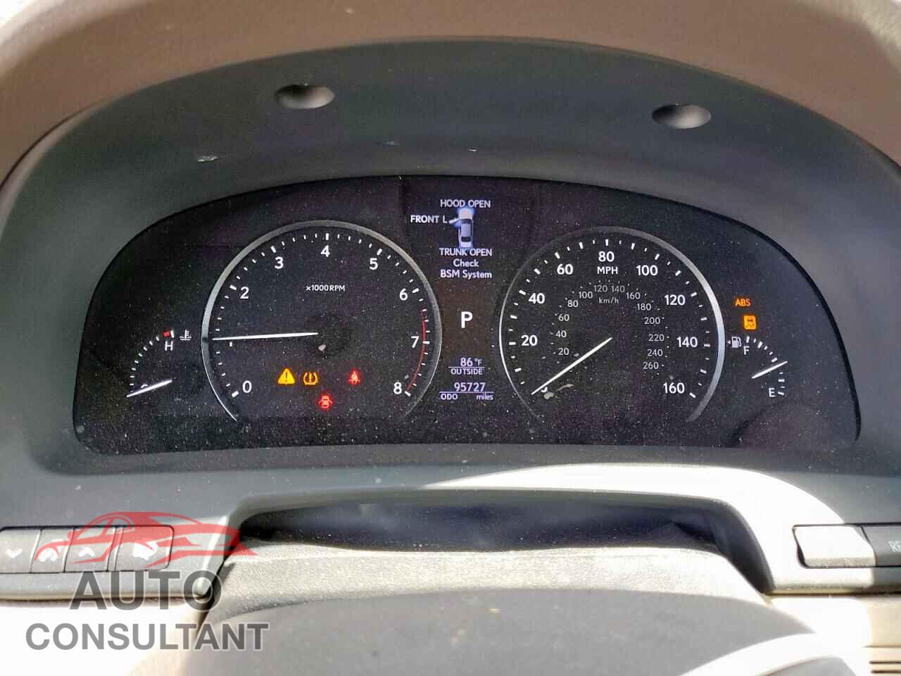 LEXUS LS460 2013 - JTHBL5EF0D5123539