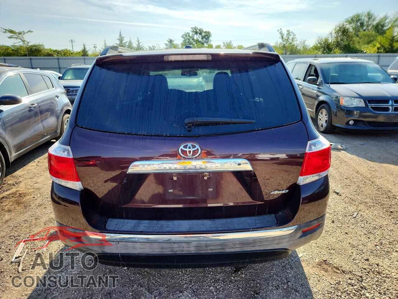 TOYOTA HIGHLANDER 2012 - 5TDDK3EH2CS154545