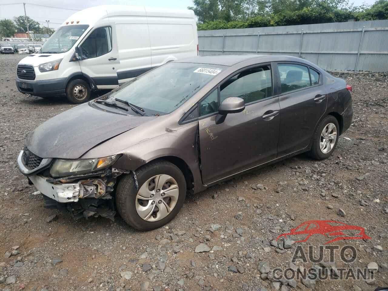 HONDA CIVIC 2013 - 2HGFB2F50DH582932