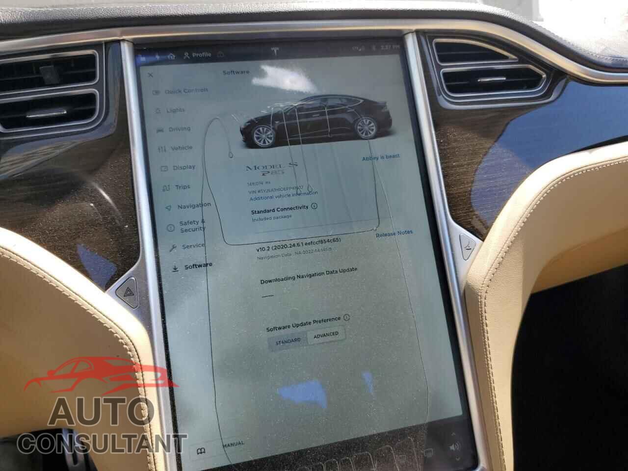TESLA MODEL S 2014 - 5YJSA1H10EFP41637