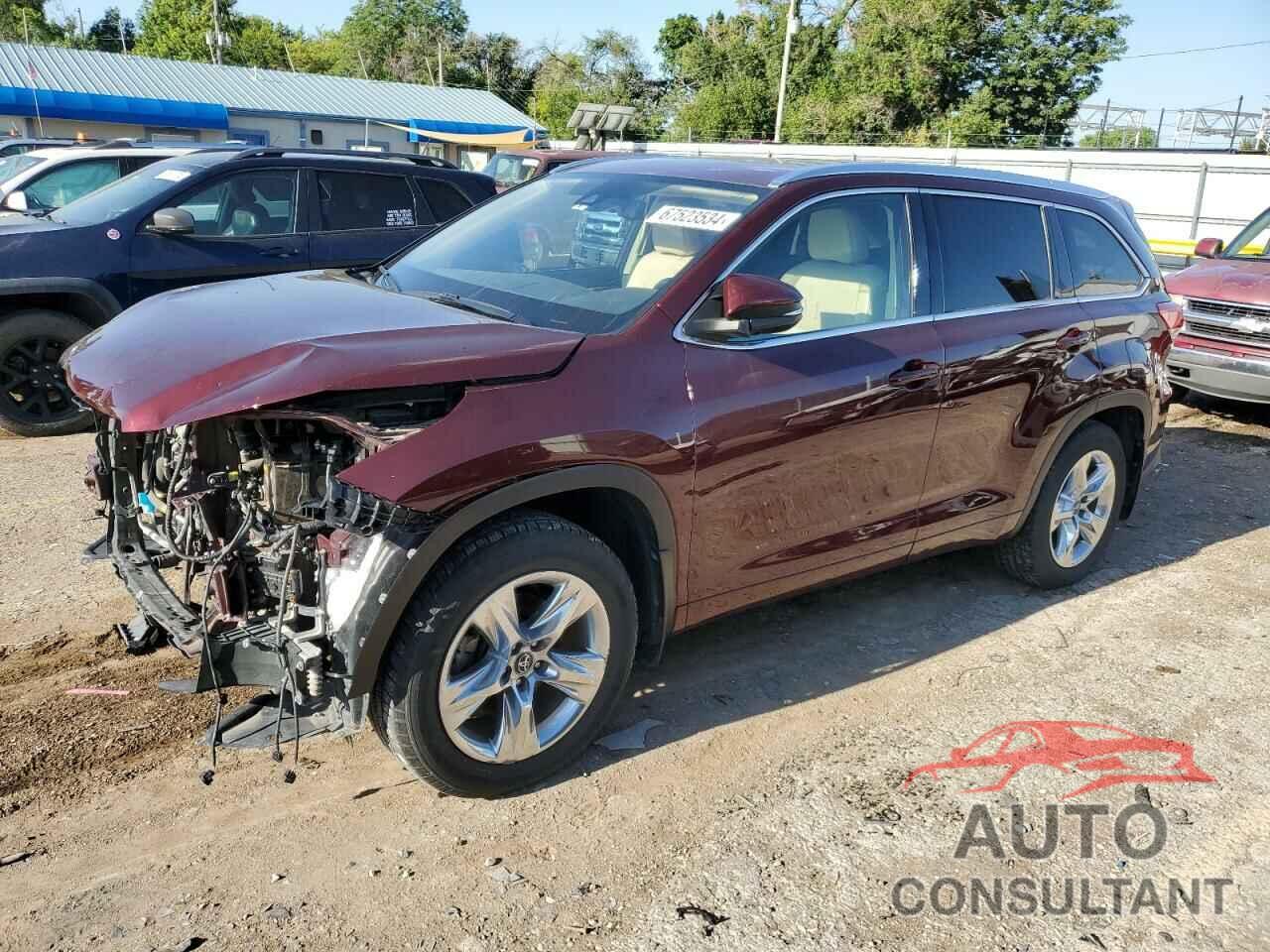 TOYOTA HIGHLANDER 2018 - 5TDDZRFH6JS827038