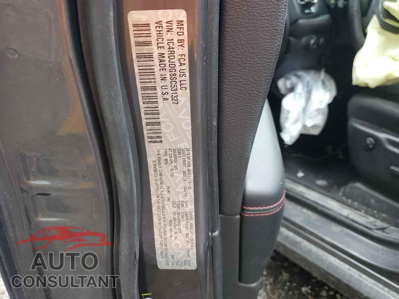 DODGE DURANGO 2025 - 1C4RDJDG8SC531327