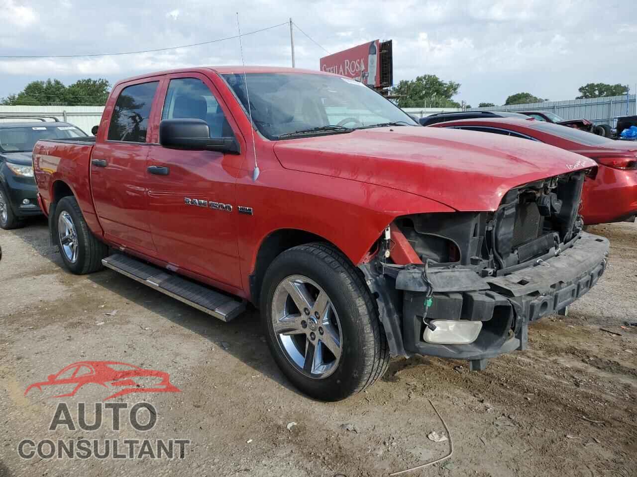 DODGE RAM 1500 2012 - 1C6RD7KTXCS261132