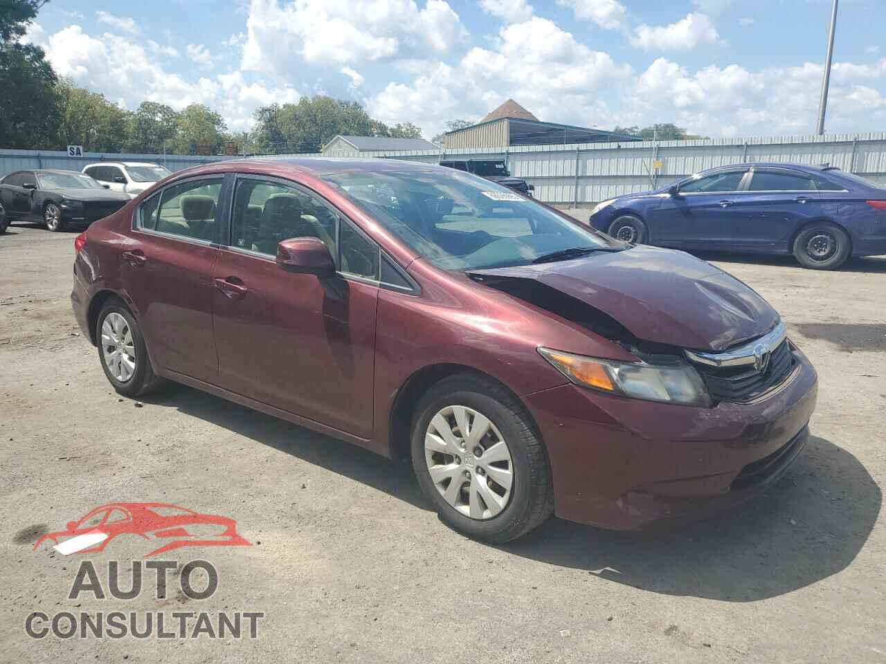 HONDA CIVIC 2012 - 19XFB2F55CE320722