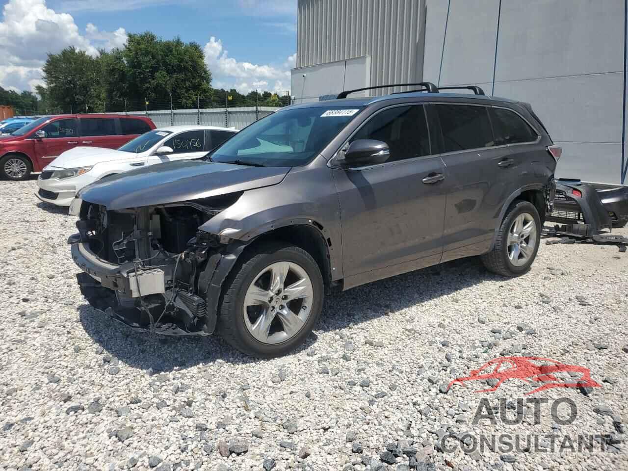 TOYOTA HIGHLANDER 2015 - 5TDYKRFH8FS043540