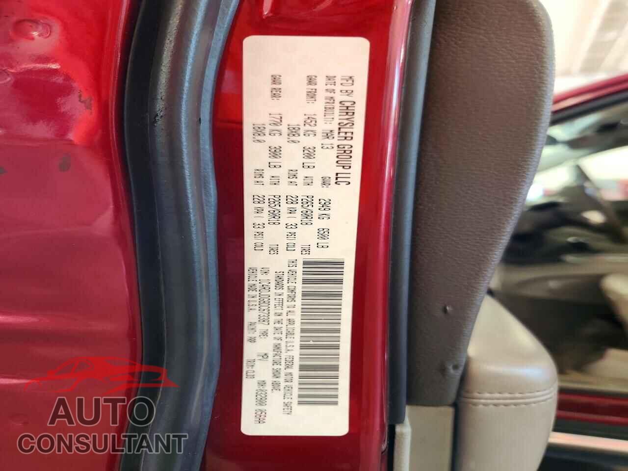 DODGE DURANGO 2013 - 1C4RDJDG8DC673387