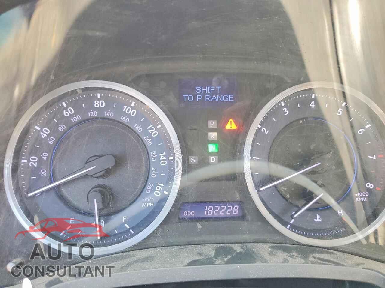LEXUS IS 2011 - JTHBF5C20B5144279