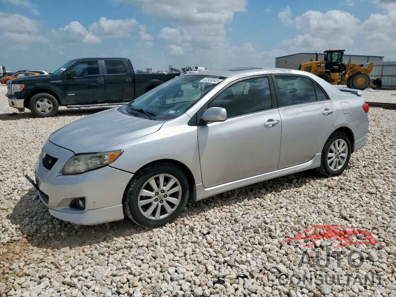 TOYOTA COROLLA 2009 - 1NXBU40E89Z065793
