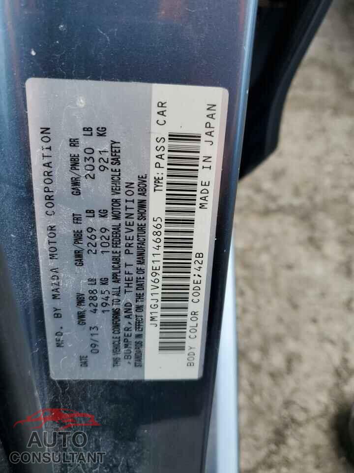 MAZDA 6 2014 - JM1GJ1V69E1146865