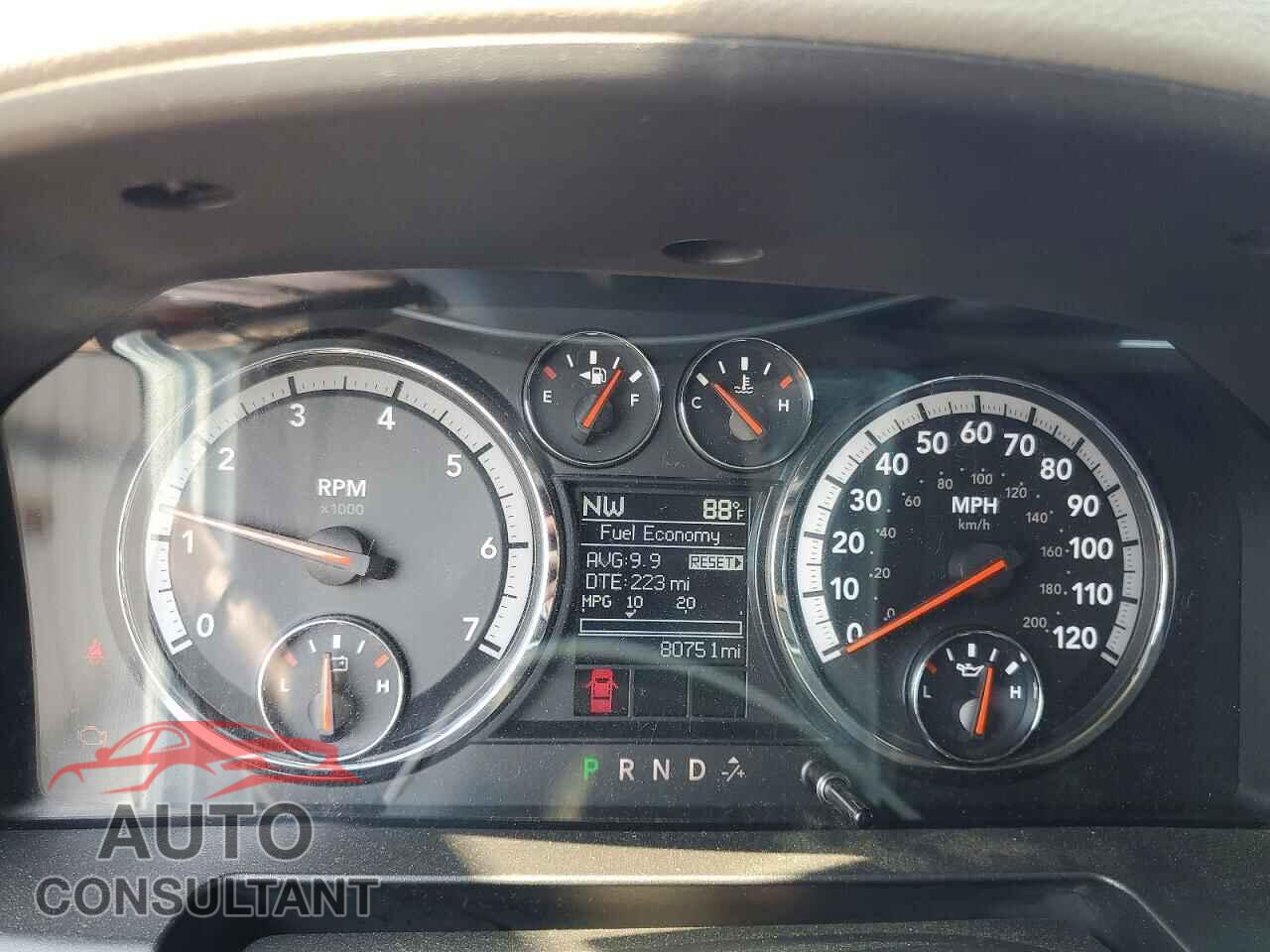 DODGE RAM 1500 2012 - 1C6RD7GT7CS124853