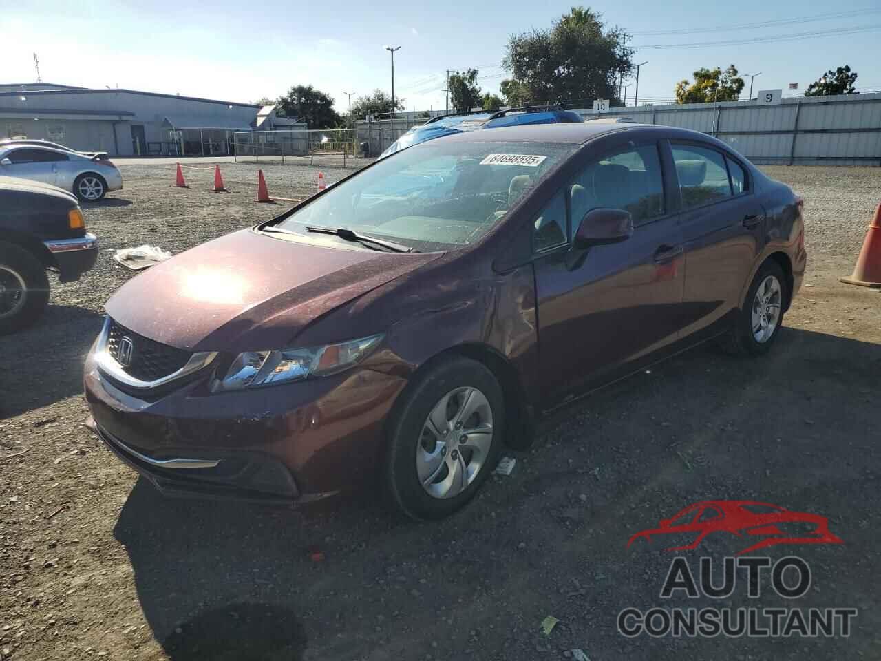 HONDA CIVIC 2013 - 2HGFB2F57DH543741