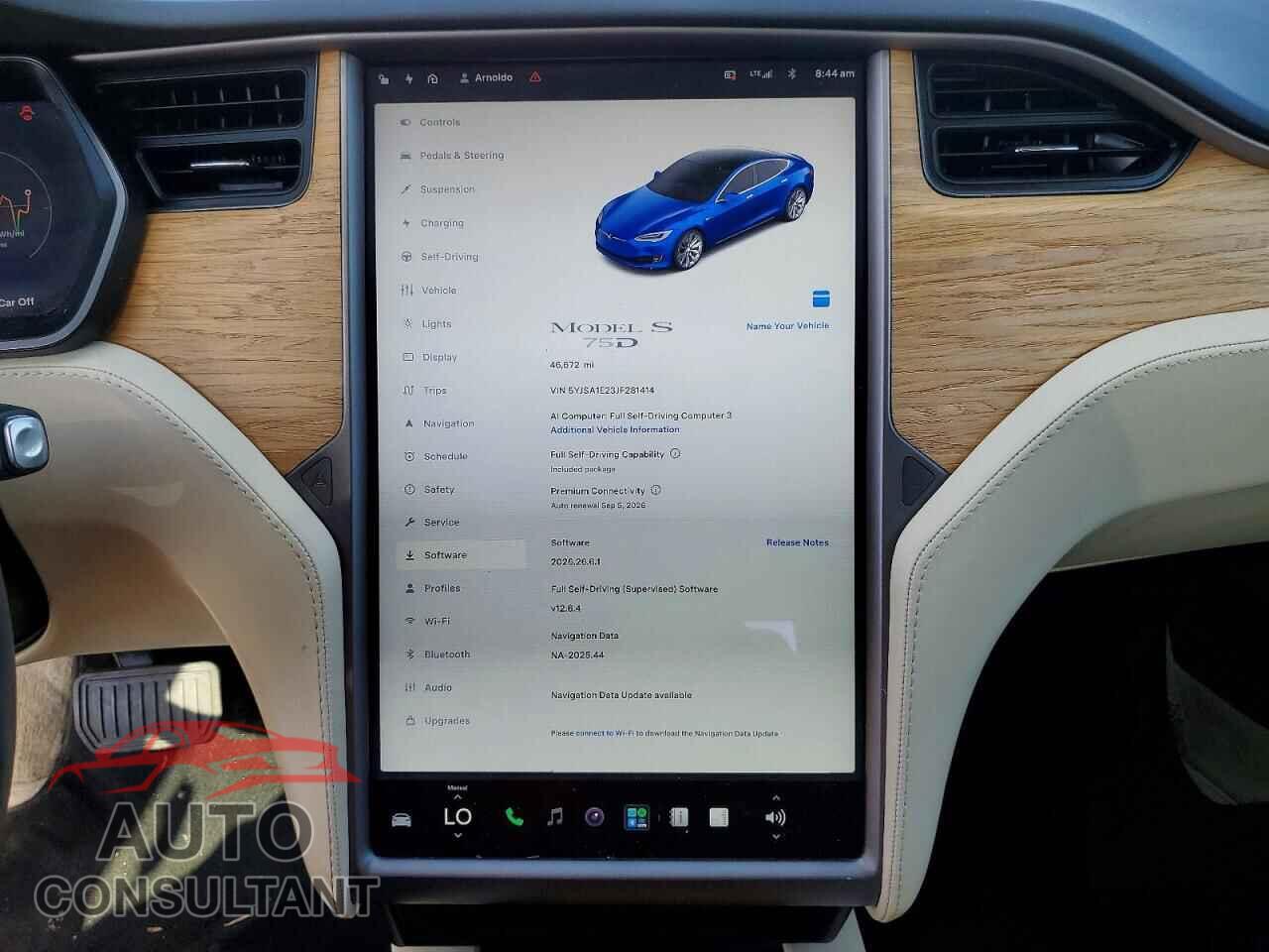 TESLA MODEL S 2018 - 5YJSA1E23JF281414