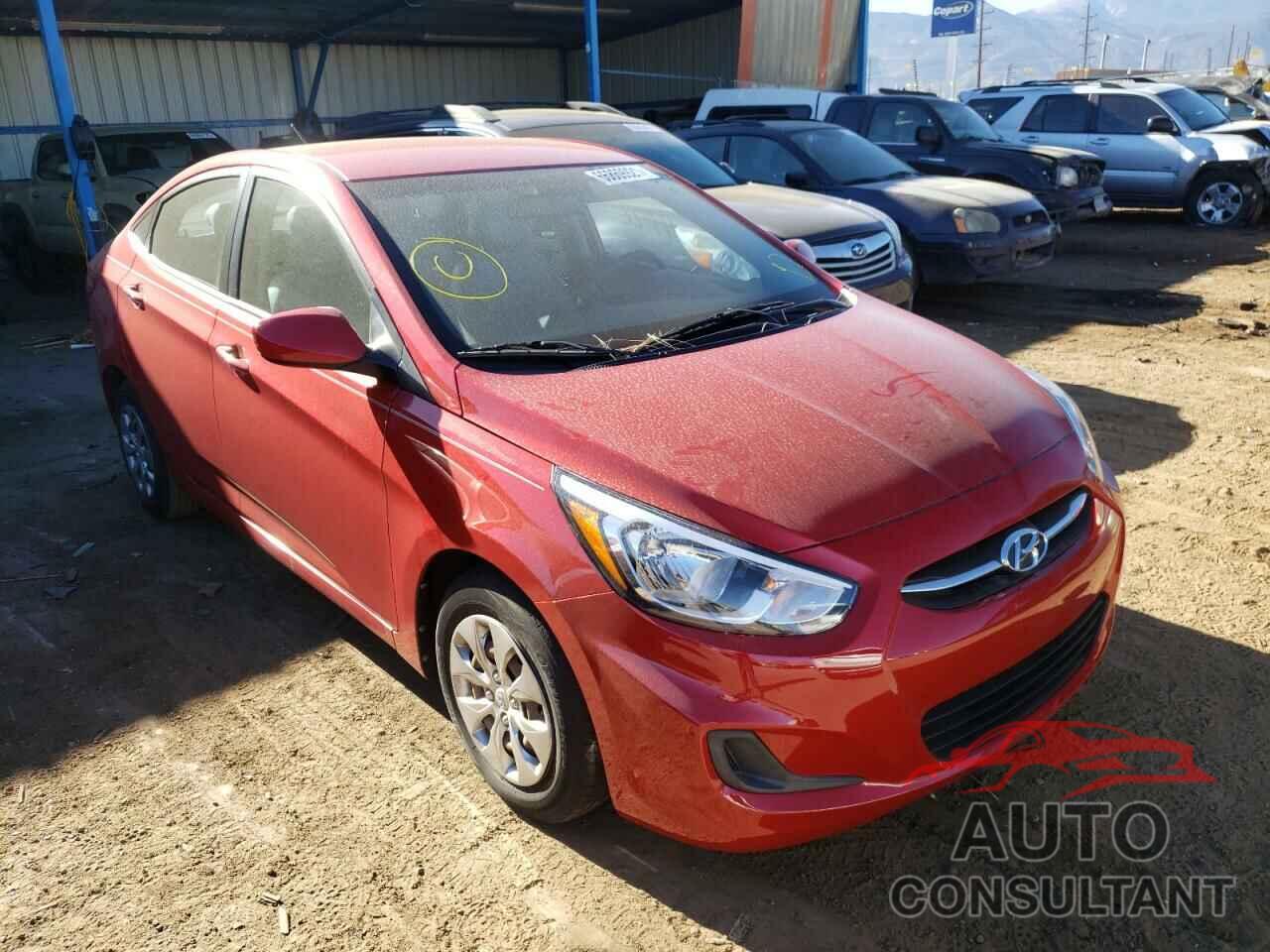 HYUNDAI ACCENT 2016 - KMHCT4AEXGU016789