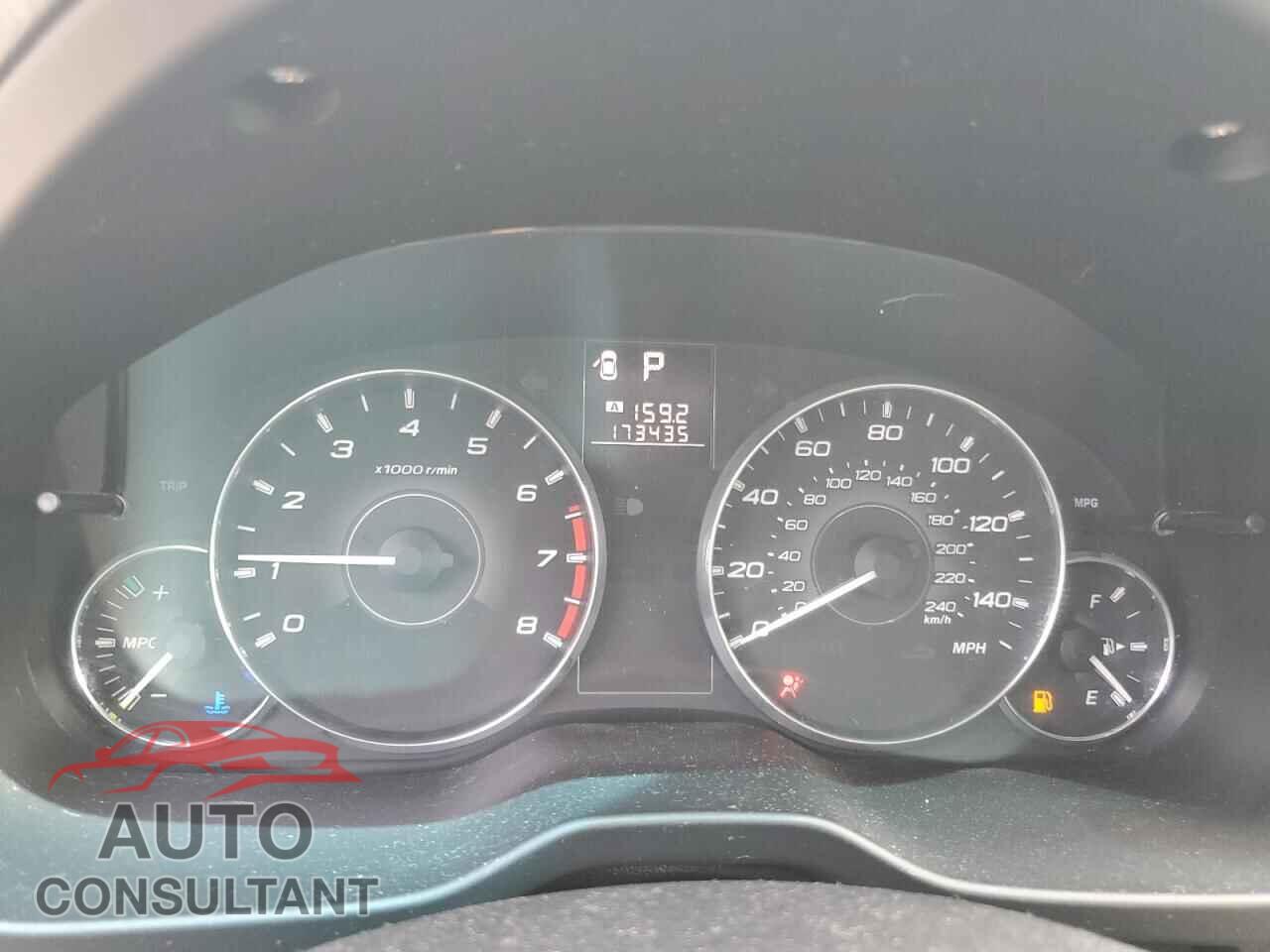 SUBARU OUTBACK 2012 - 4S4BRCCC8C3302575