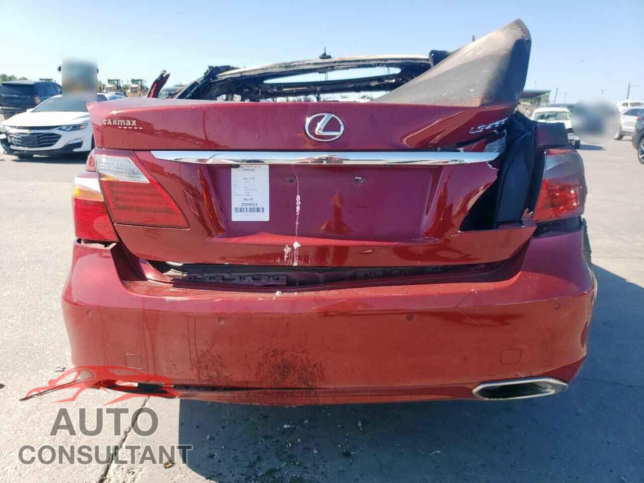 LEXUS LS460 2011 - JTHBL5EF3B5108143