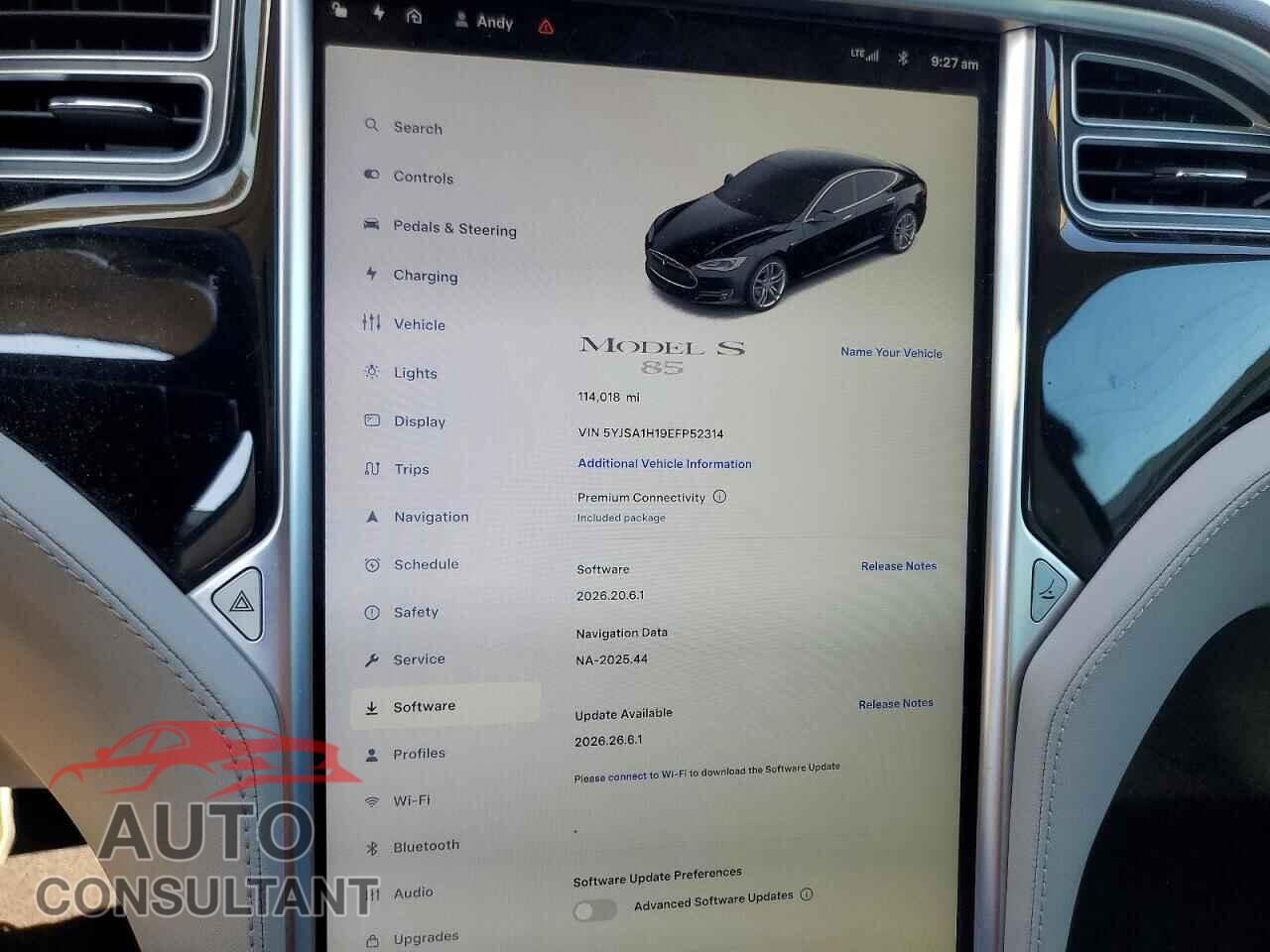 TESLA MODEL S 2014 - 5YJSA1H19EFP52314