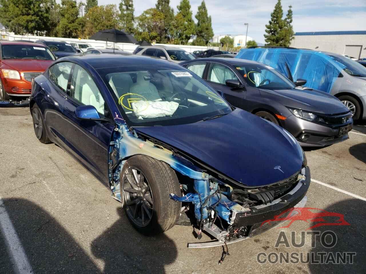 TESLA MODEL 3 2022 - 5YJ3E1EA5NF105177