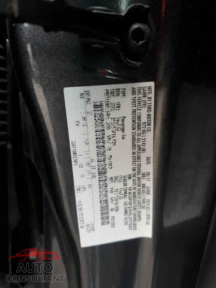 FORD FOCUS 2017 - 1FADP3F2XHL317520