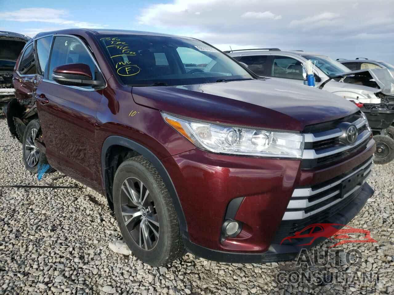 TOYOTA HIGHLANDER 2017 - 5TDBZRFH5HS436237