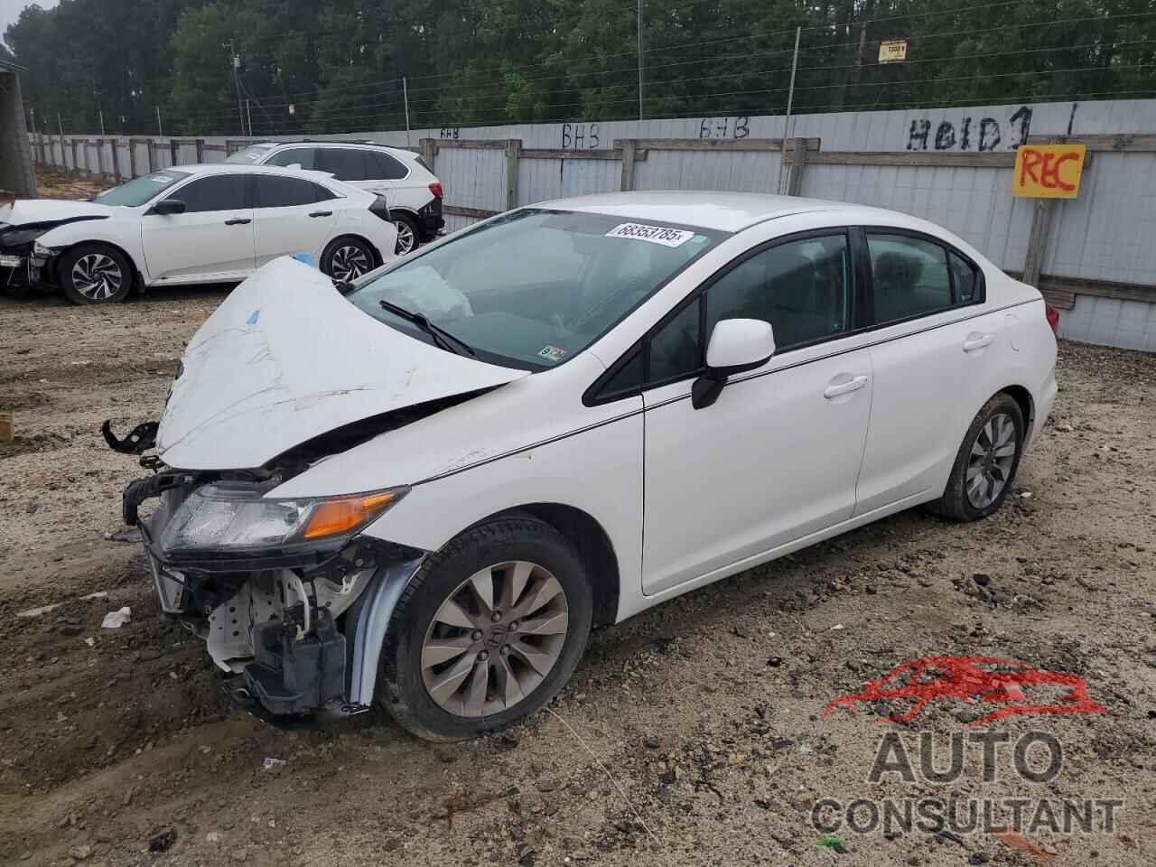 HONDA CIVIC 2012 - 19XFB2F55CE381911