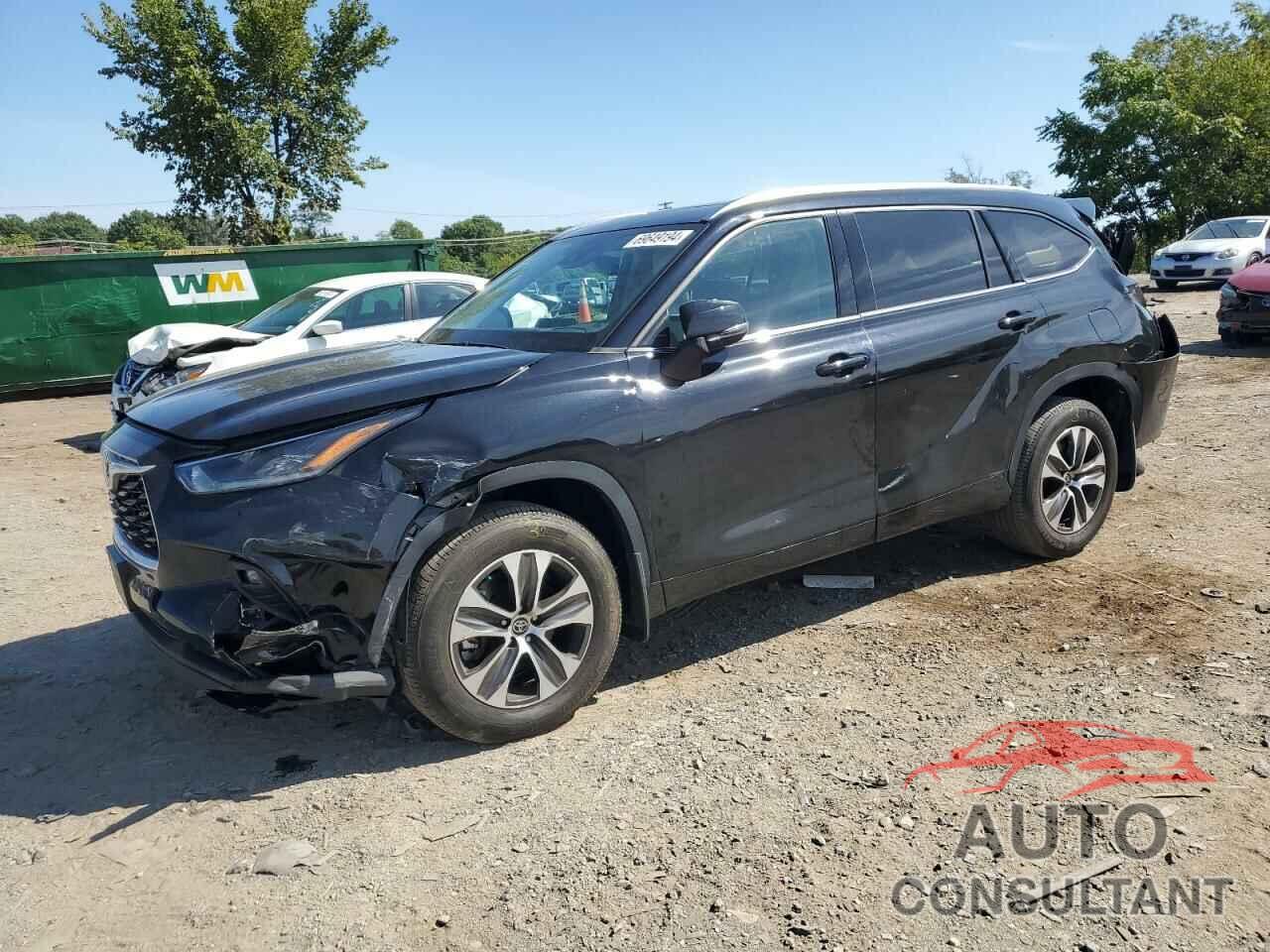 TOYOTA HIGHLANDER 2021 - 5TDGZRBH5MS543195