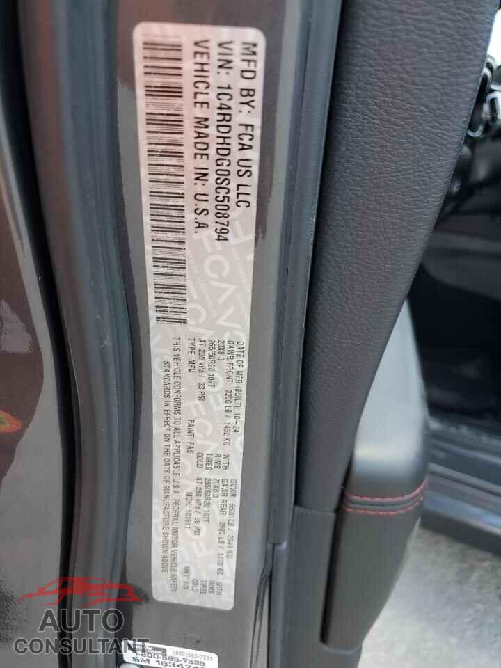DODGE DURANGO 2025 - 1C4RDHDG0SC508794