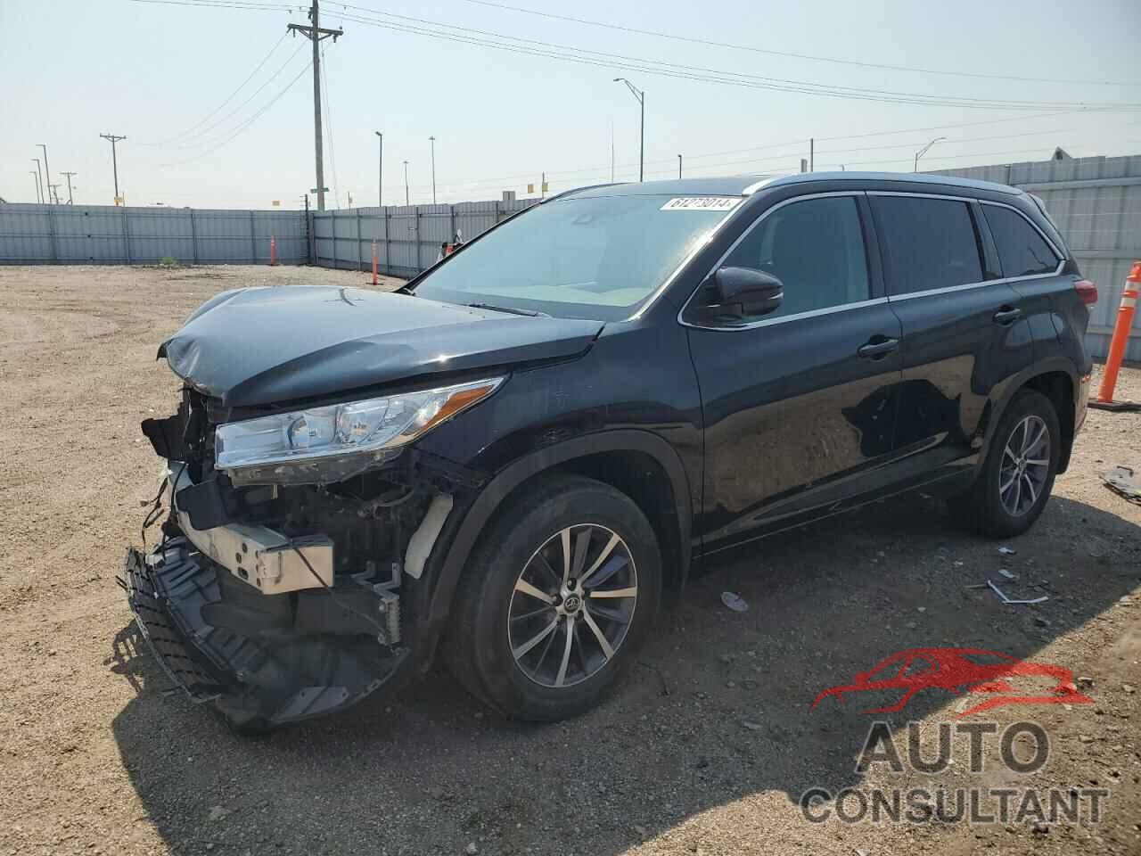 TOYOTA HIGHLANDER 2018 - 5TDJZRFH0JS542290