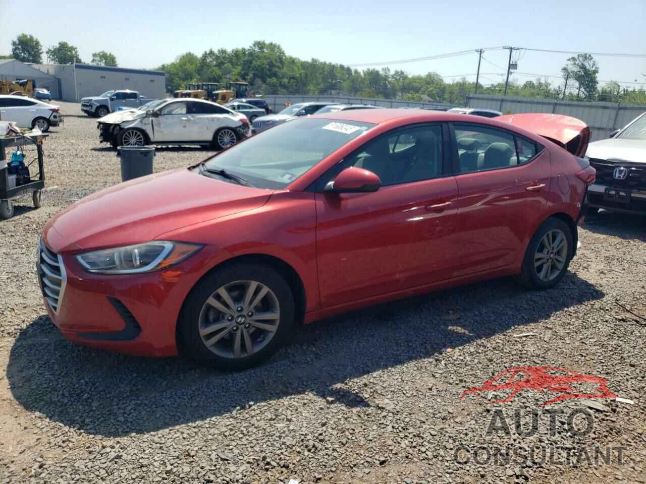 HYUNDAI ELANTRA 2017 - 5NPD84LFXHH161956