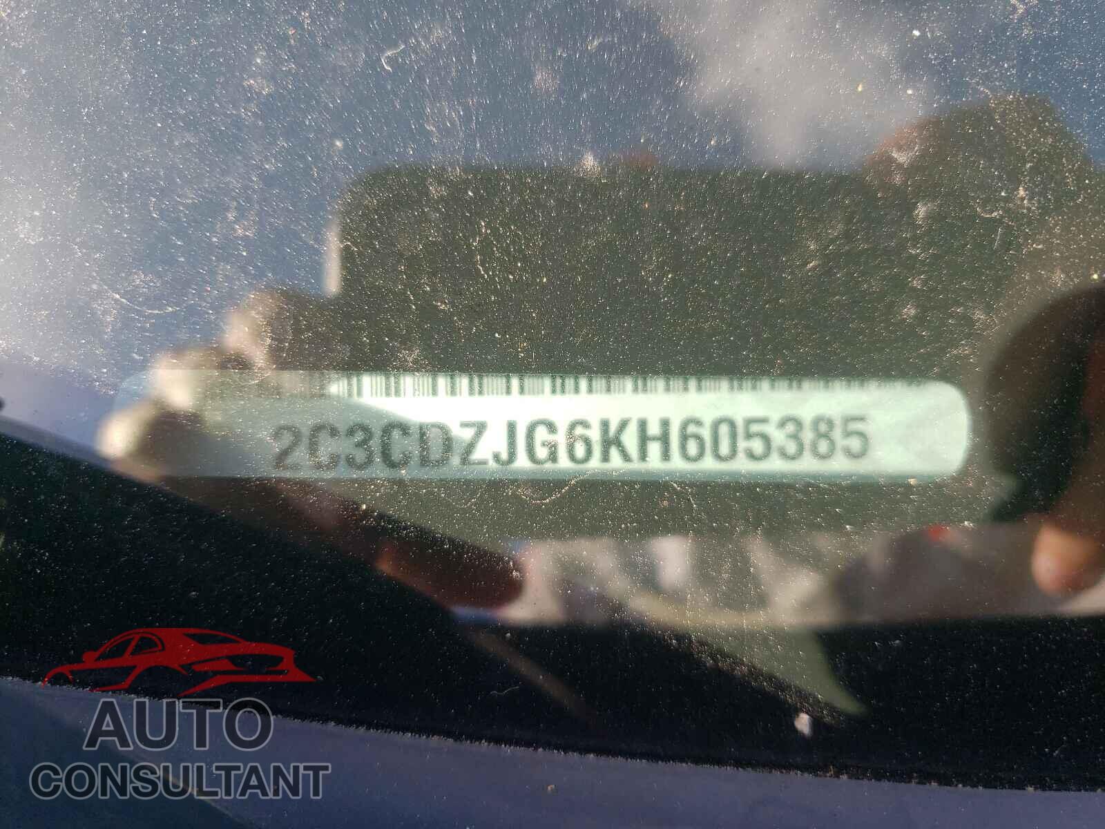 DODGE CHALLENGER 2019 - 2C3CDZJG6KH605385