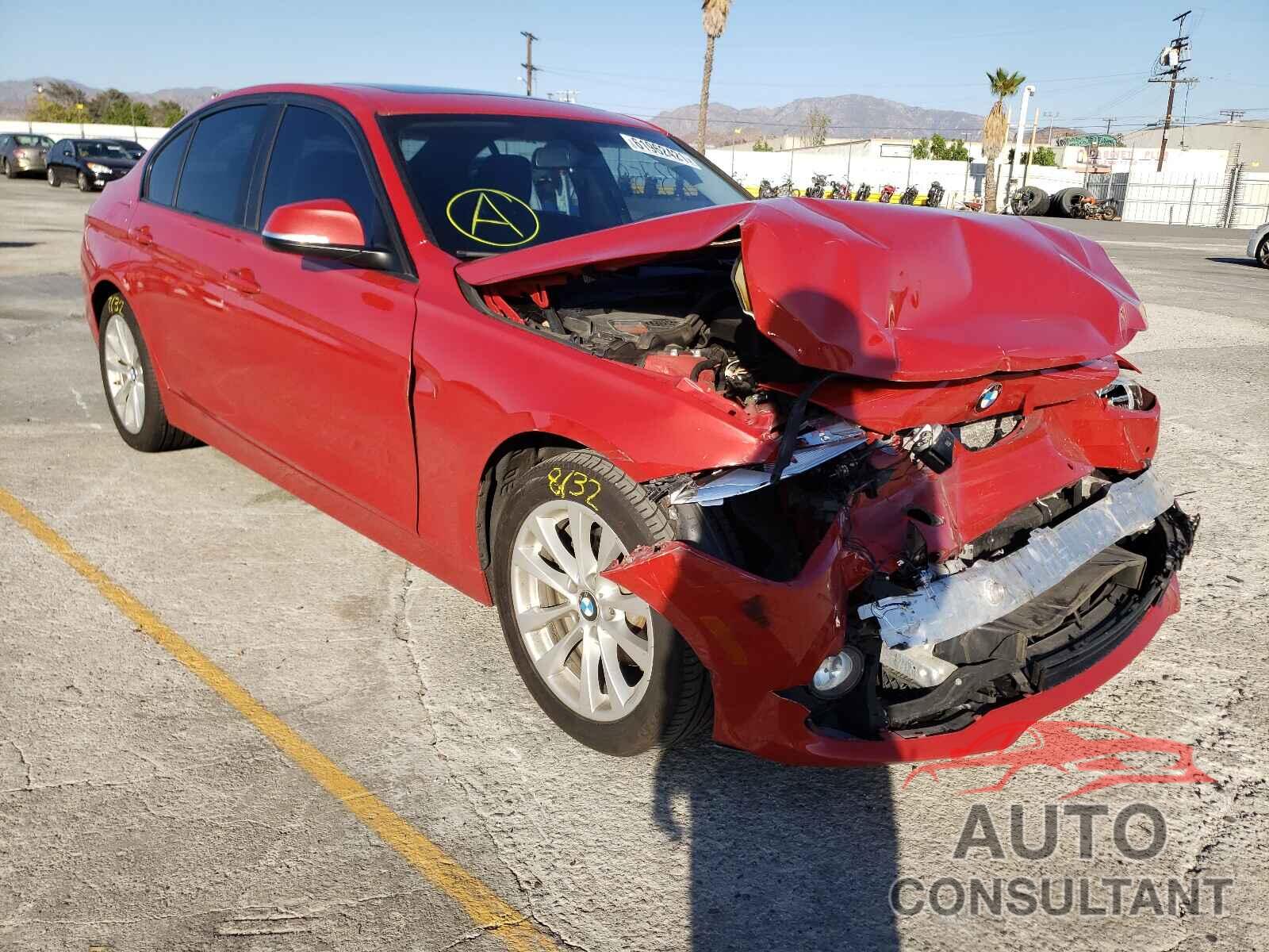 BMW 3 SERIES 2016 - WBA8E1G50GNT34552