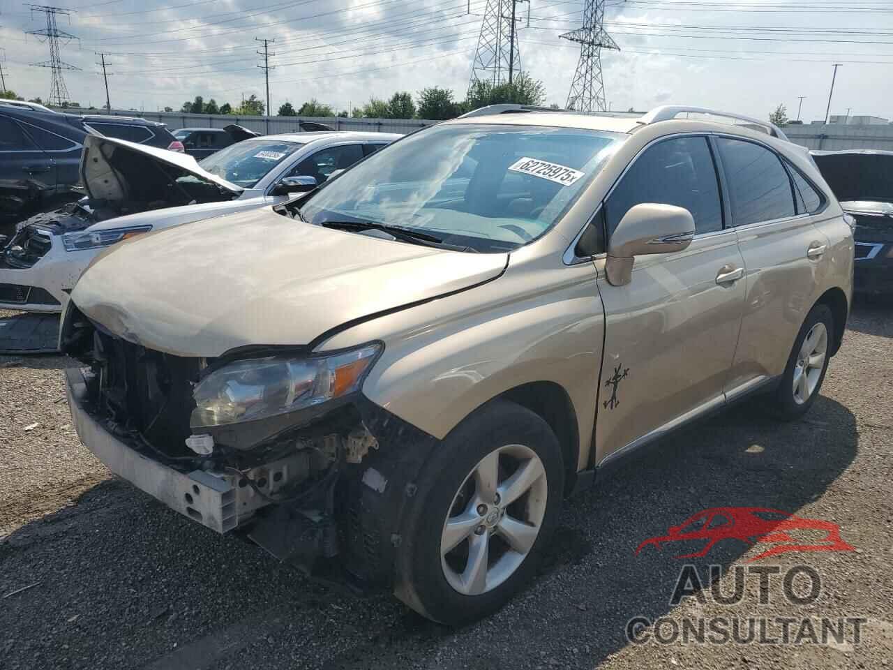 LEXUS RX350 2010 - 2T2BK1BA0AC031413