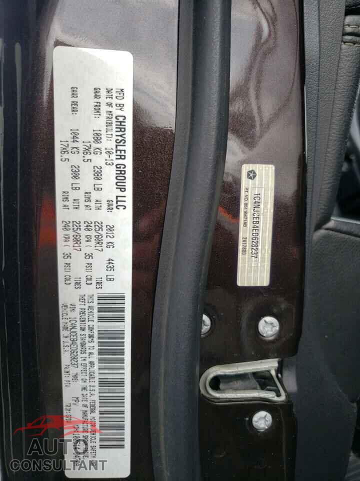 JEEP COMPASS 2014 - 1C4NJCEB4ED628237