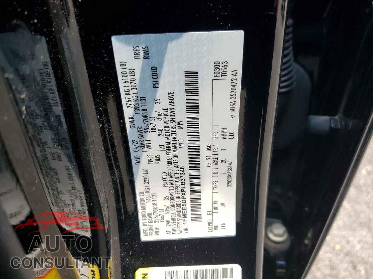 FORD BRONCO 2023 - 1FMEE5DPXPLB37348
