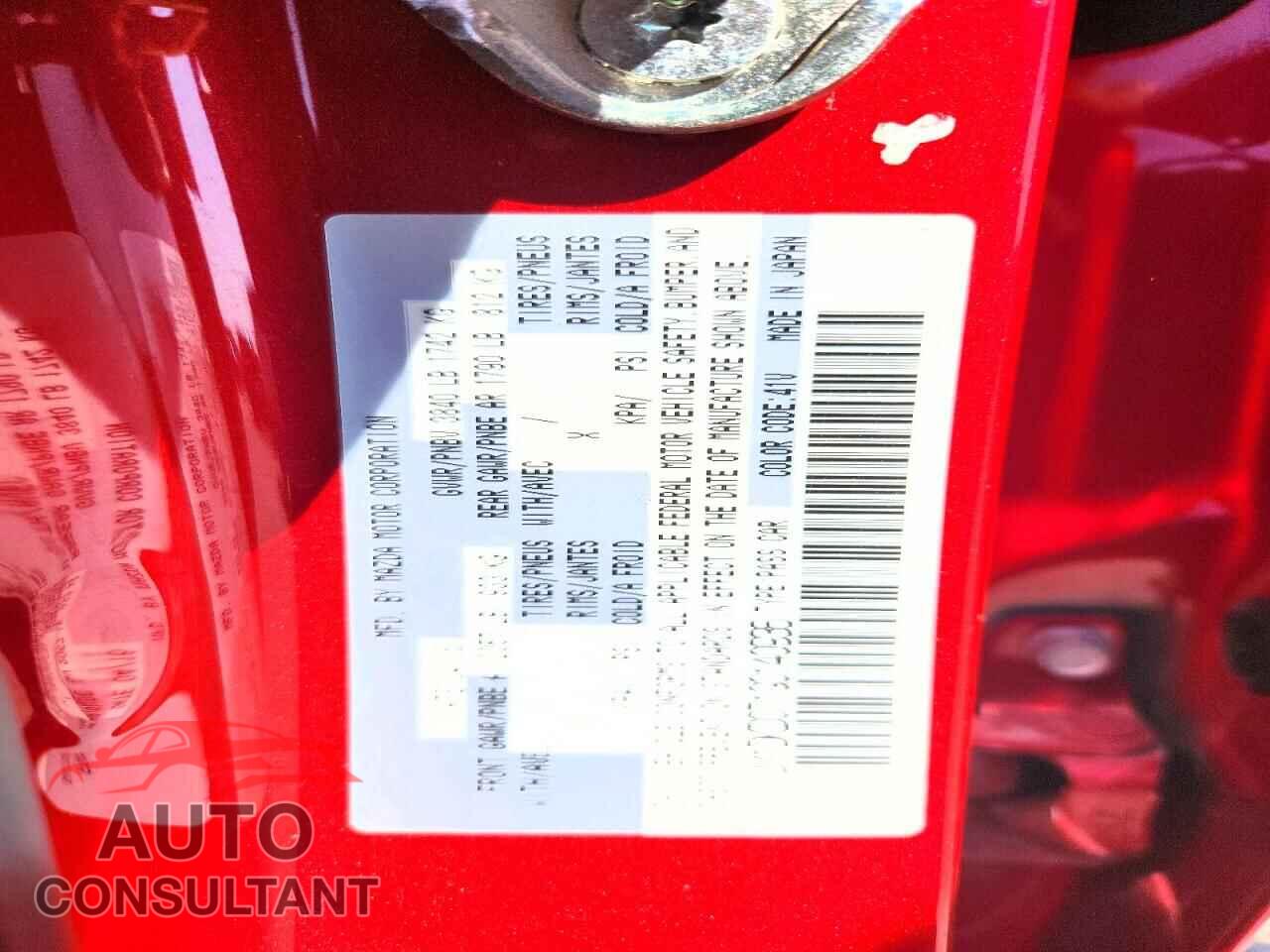 MAZDA CX-3 2016 - JM1DKDC71G0140936