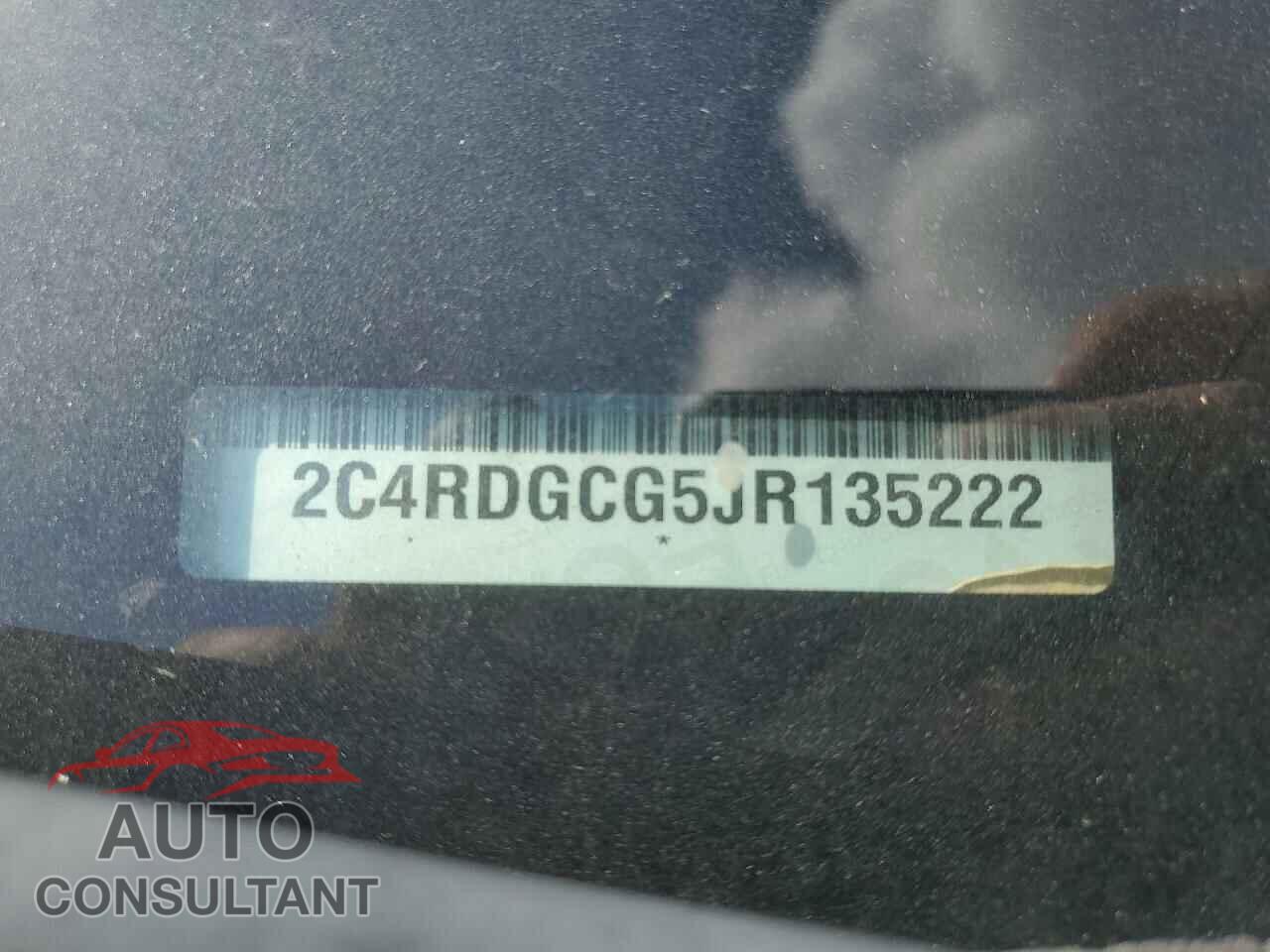 DODGE CARAVAN 2018 - 2C4RDGCG5JR135222