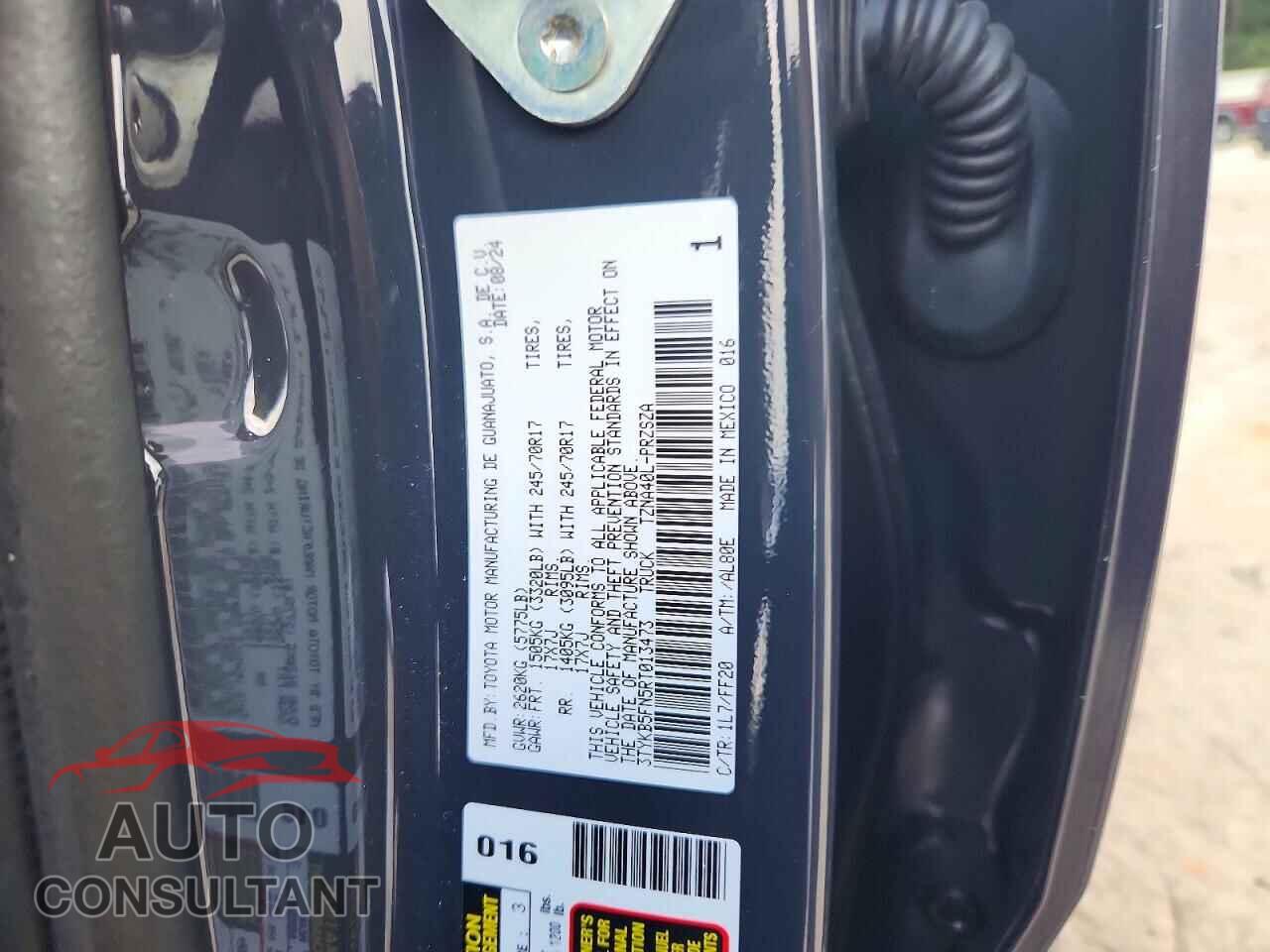 TOYOTA TACOMA 2024 - 3TYKB5FN5RT013473