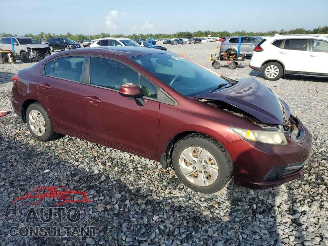 HONDA CIVIC 2013 - 19XFB2F55DE007977