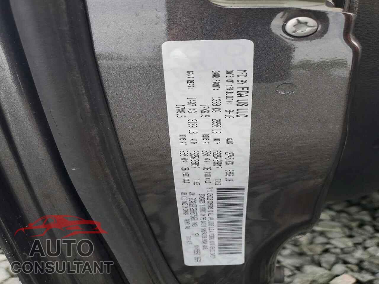 DODGE CARAVAN 2017 - 2C4RDGEG8HR575488