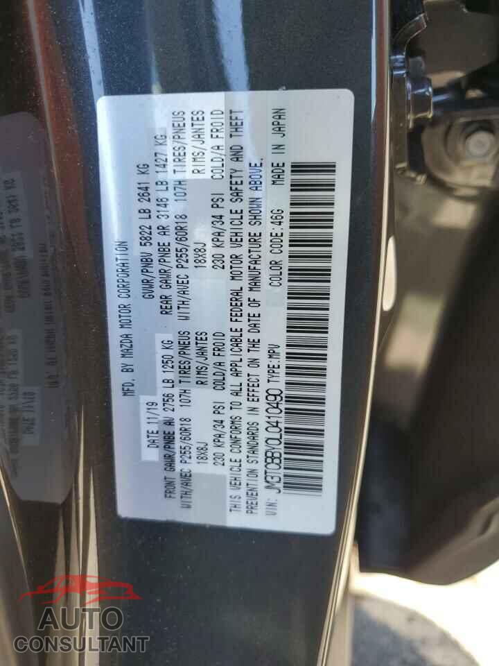 MAZDA CX-9 2020 - JM3TCBBY0L0410490