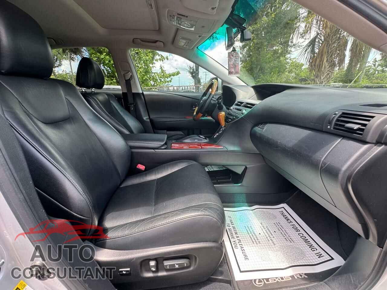 LEXUS RX350 2012 - 2T2ZK1BA7CC067228