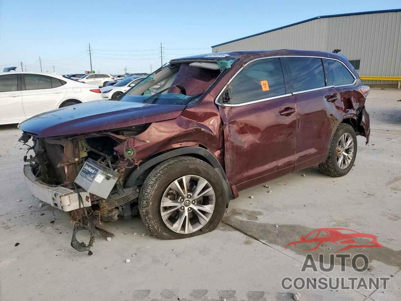 TOYOTA HIGHLANDER 2016 - 5TDBKRFH7GS291057
