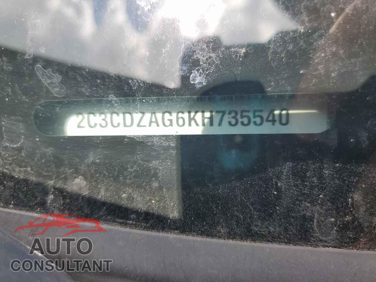DODGE CHALLENGER 2019 - 2C3CDZAG6KH735540