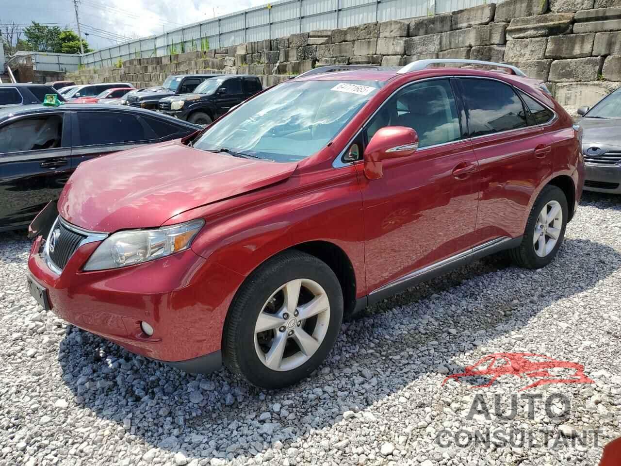 LEXUS RX350 2011 - 2T2BK1BA5BC081371