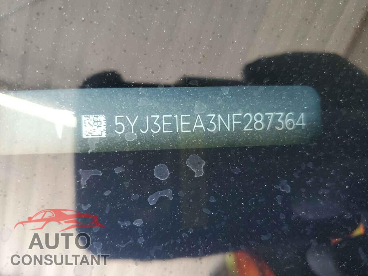 TESLA MODEL 3 2022 - 5YJ3E1EA3NF287364