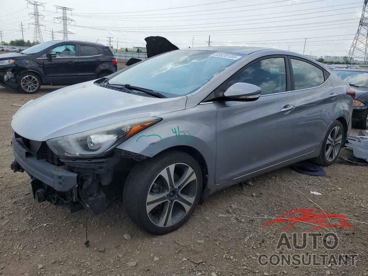 HYUNDAI ELANTRA 2014 - KMHDH4AH4EU175272